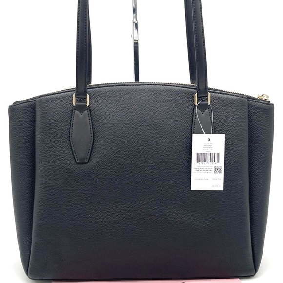 Kate Spade Monet Large Compartment Tote Bag Black (NWT) - Picture 2 of 12